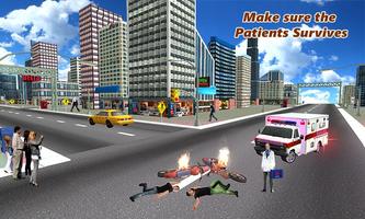 Ambulance Rescue Simulator 17 اسکرین شاٹ 1