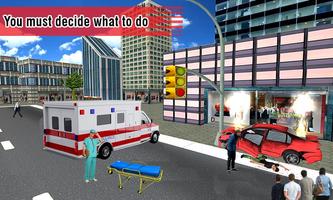 Ambulance Rescue Simulator 17 اسکرین شاٹ 3