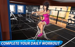Mode de vie virtuel Fitness Girl:Slim Girl Workout capture d'écran 1