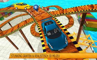 auto parkeren simulator multi niveau spel-poster