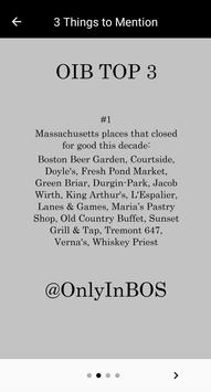 Only In Boston (OIB) screenshot 2