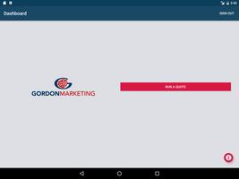 Gordon Marketing Quoting Tools capture d'écran 1