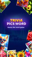Trivia pics word game poster