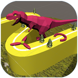 Line Dinosaur Color 3D