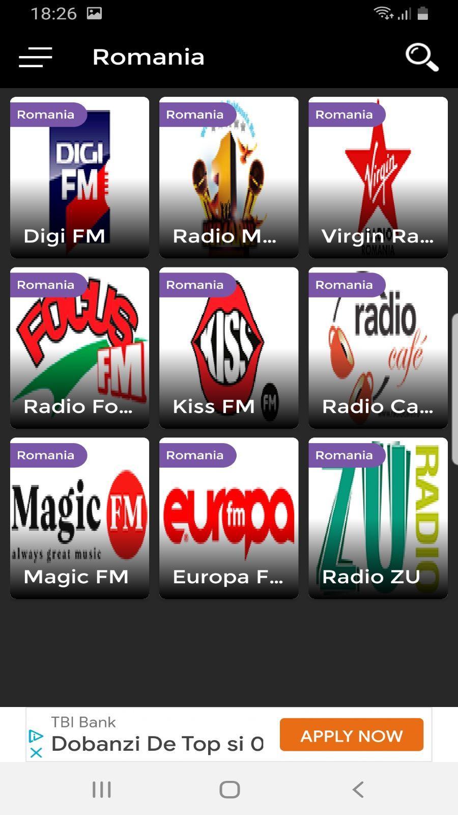 Romania Live TV | Shows | Radio for Android - APK Download