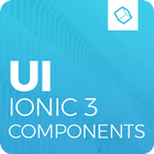 Ionic 3 Material Design UI Template - Blue Light icône