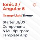 Ionic 3 UI/UX Components & Multipurpose Theme App APK
