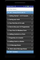 Learn C# - .Net - C Sharp Programming Tutorial App screenshot 1