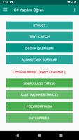 C# YAZILIM ÖĞREN + Nesne Yönel скриншот 1