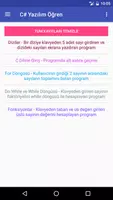 C# YAZILIM ÖĞREN + Nesne Yönel Ekran Görüntüsü 7