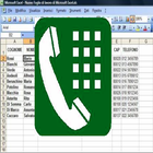 Import contacts XLS CSV TXT 아이콘