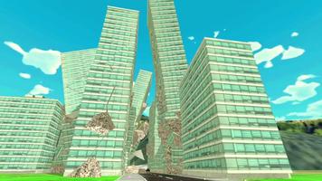 Destrucción De Ciudades 3D Poster