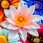 Conectar flores 2048 icono