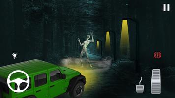 Scary Night Horror Driving Sim capture d'écran 1
