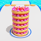 Pancake rush - Cake run 3d icône