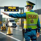 Grenzpolizei für Schmuggelware Zeichen