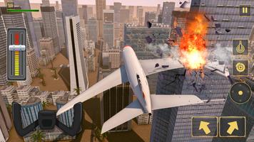 Plane Crash Landing Simulator پوسٹر