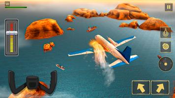 Plane Crash Landing Simulator اسکرین شاٹ 2