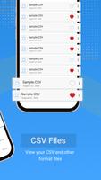 قارئ ملفات CSV - عارض CSV تصوير الشاشة 1