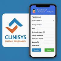 Clinisys Portail Personnel imagem de tela 1