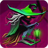 Halloween: catch the witch icon