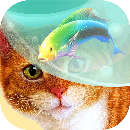 Игра для кота. Рыбки