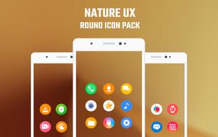 GraceUX - Icon Pack (Round) الملصق