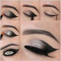 Eye Makeup Steps الملصق