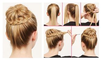 Hair Style Steps Affiche
