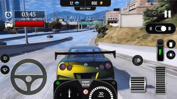 Car Traffic Nissan GT-R R35 Racer Simulator capture d'écran 1