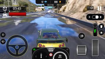 Car Traffic Nissan GT-R R35 Racer Simulator capture d'écran 2