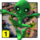 Green Alien 3D Simulator icône
