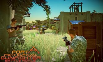 Fort Fight Survival Gunfighter-Battle Royle स्क्रीनशॉट 3