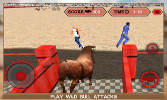 Angry Bull Attack Simulator poster