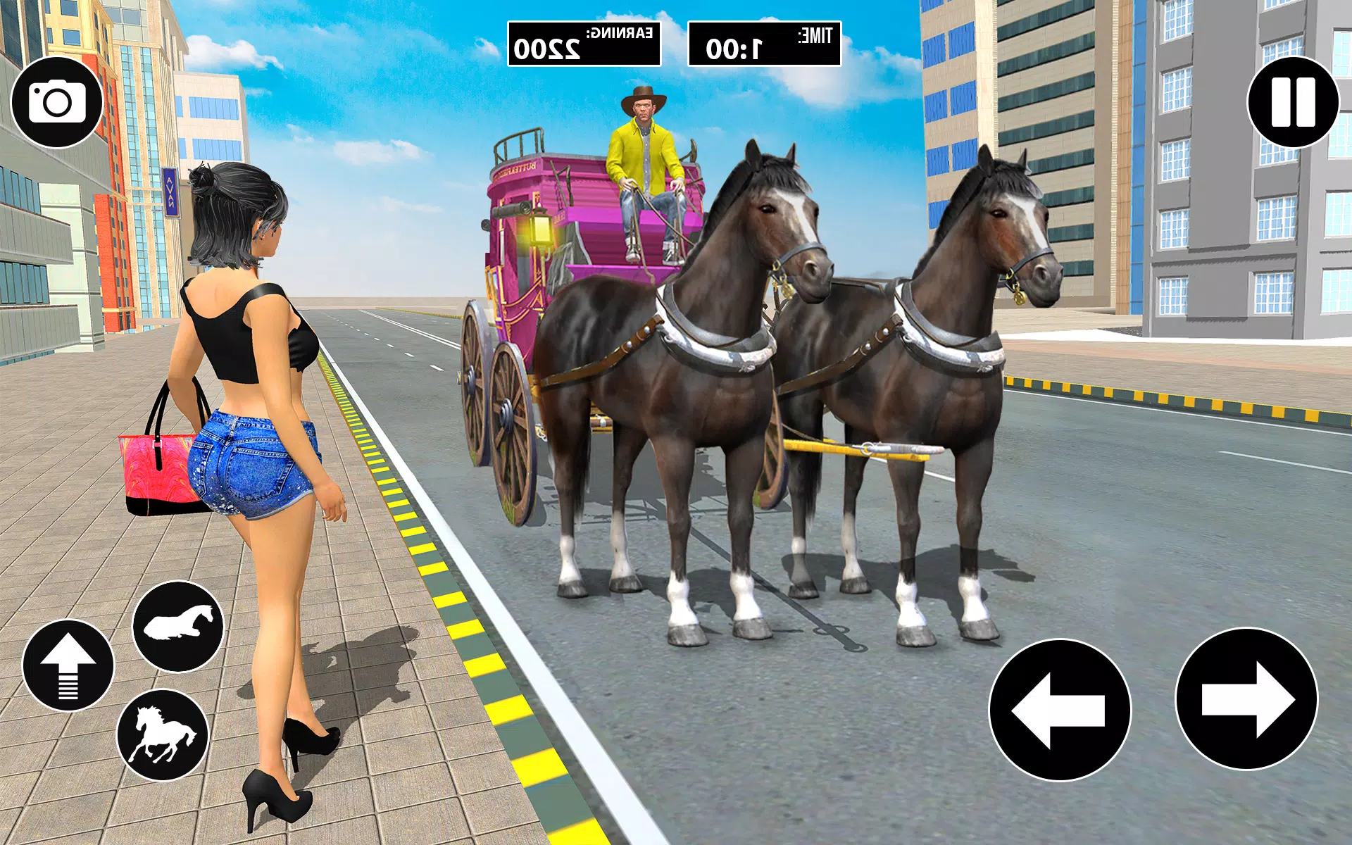 Jogo de Simulador de Transporte de Cavalos: My Riding Horse