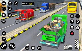 City Trash Rickshaw Driving ảnh chụp màn hình 1