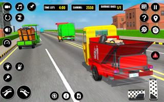 City Trash Rickshaw Driving screenshot 3