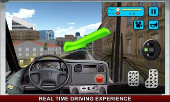 City Coach Bus Simulator 3D الملصق