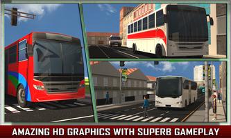 City Coach Bus Simulator 3D capture d'écran 1