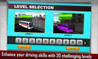 City Coach Bus Simulator 3D capture d'écran 2