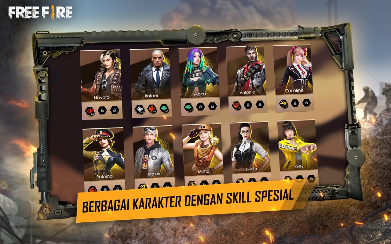 Karakter dalam Garena Free Fire