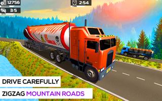 Camion Pétrolier Jeux 3D Affiche