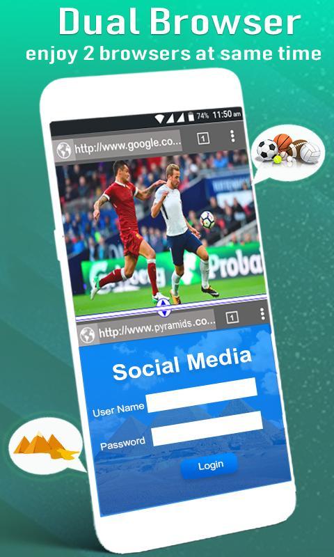 Split Screen Private Browser Vpn Dual Browser For Android Apk Download