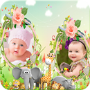 cadres photo double enfants APK