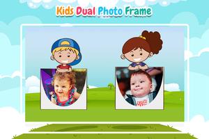 Kids Dual Photo Frames اسکرین شاٹ 3