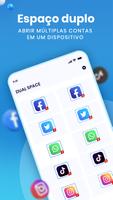 Dual App Space Conta Múltipla Cartaz
