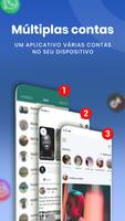 Dual App Space Conta Múltipla imagem de tela 2