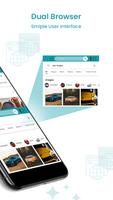 Double écran partagé : navigateur avec plusieurs capture d'écran 1