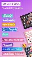 Fonts app keyboard 海报