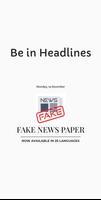 Fake News Paper постер